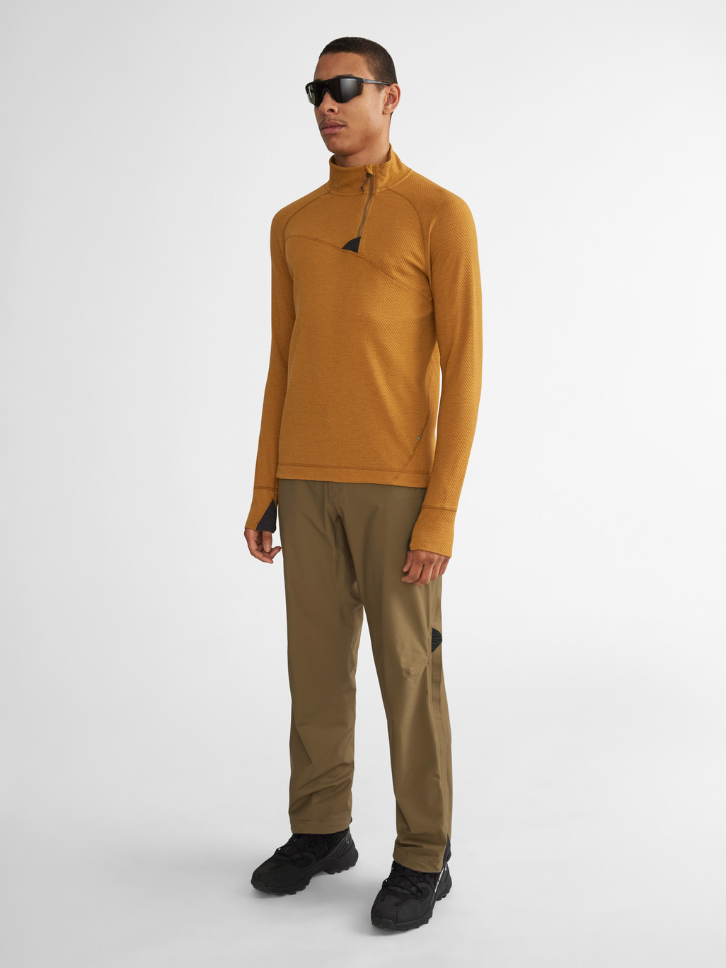 Image 4 for product Huge Half Zip Sweater Men's