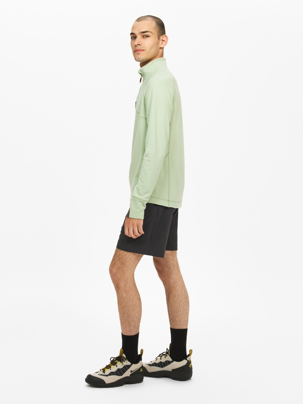 Image 3 for product Huge Half Zip Sweater Men's