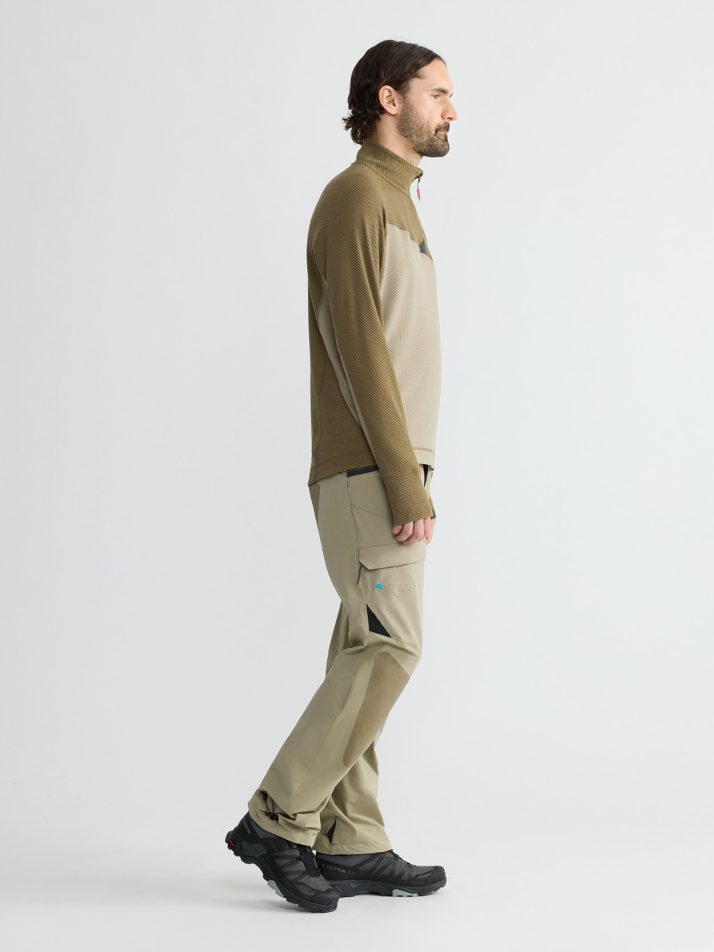 Image 3 for product Huge Half Zip Sweater Men's