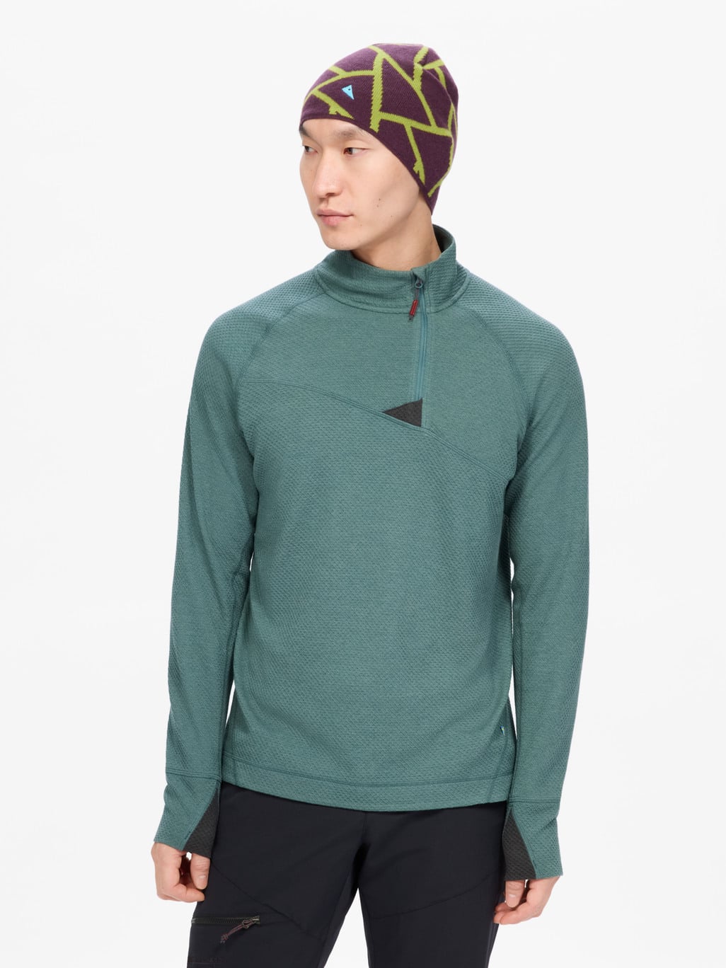 Advantages image for product Huge Half Zip Sweater Men's