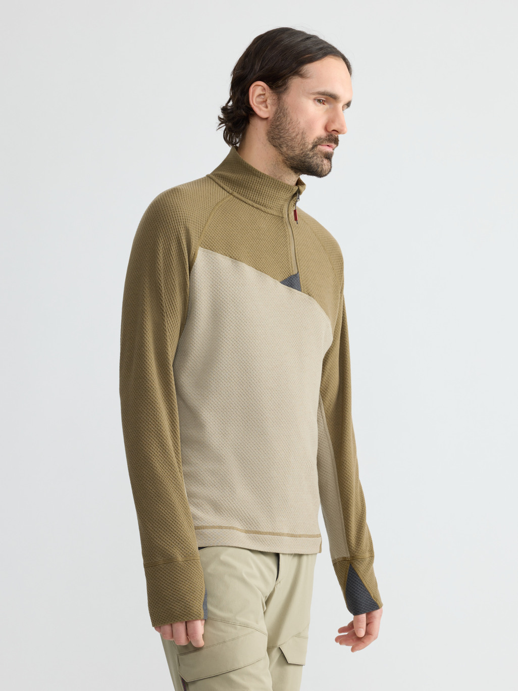 Image 1 for product Huge Half Zip Sweater Men's