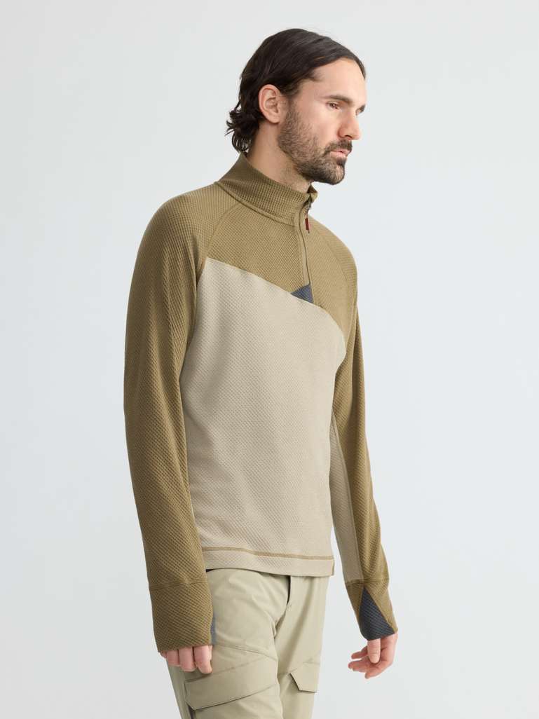 Huge Half Zip Sweater Men's