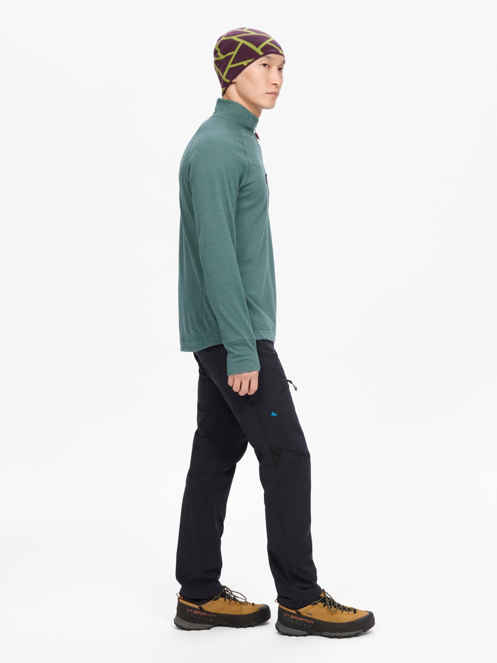 Image 3 for product Huge Half Zip Sweater Men's