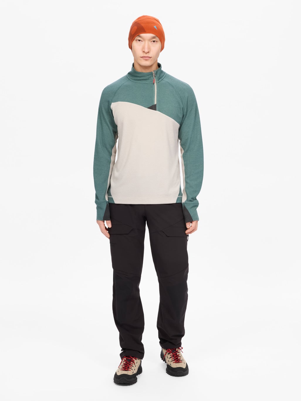 Image 2 for product Huge Half Zip Sweater Men's