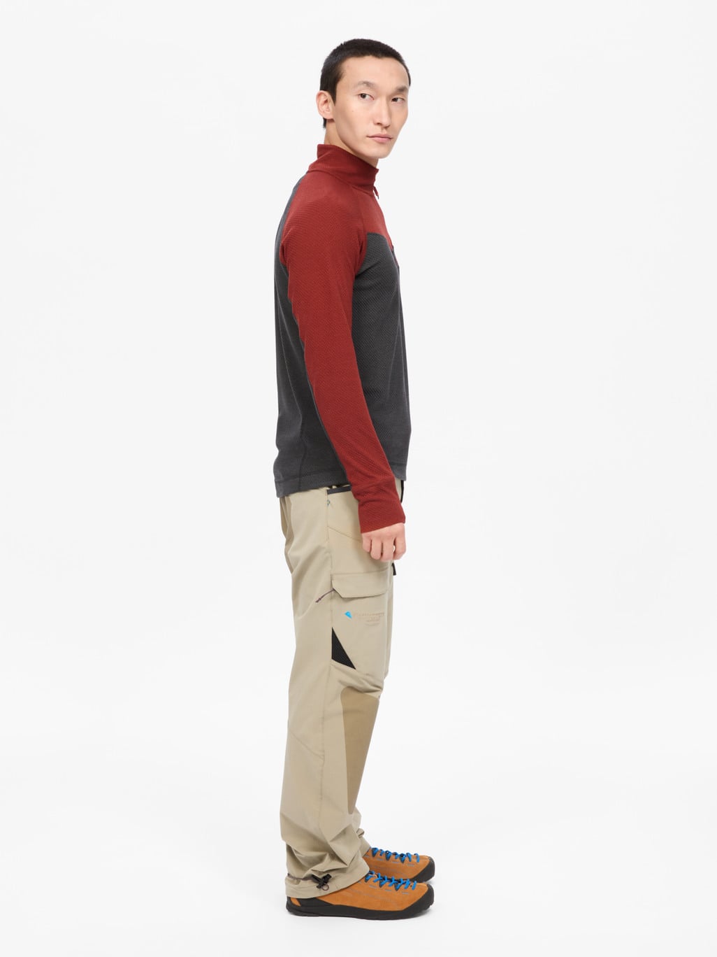 Image 3 for product Huge Half Zip Sweater Men's