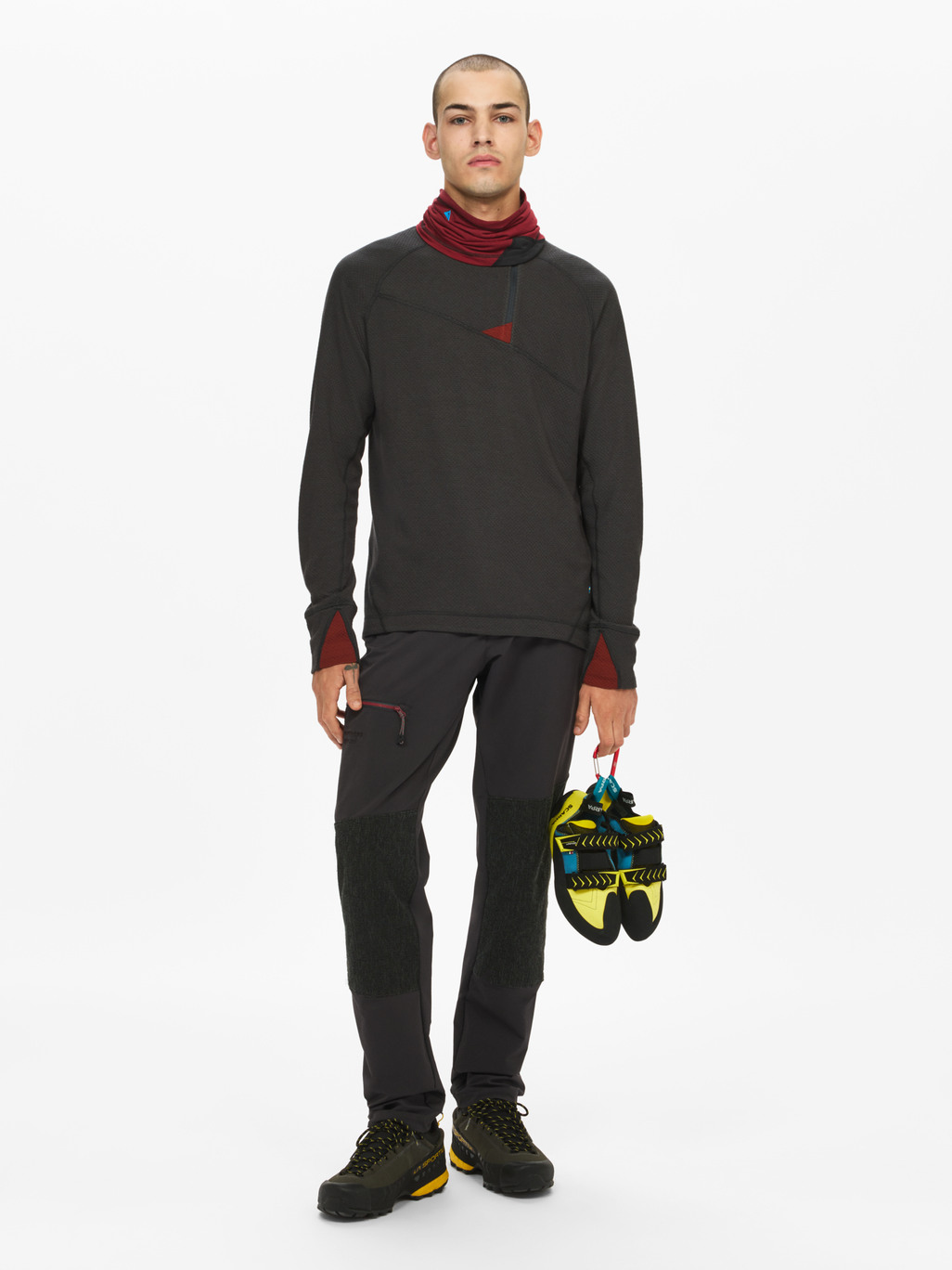 Image 3 for product Huge Half Zip Sweater Men's