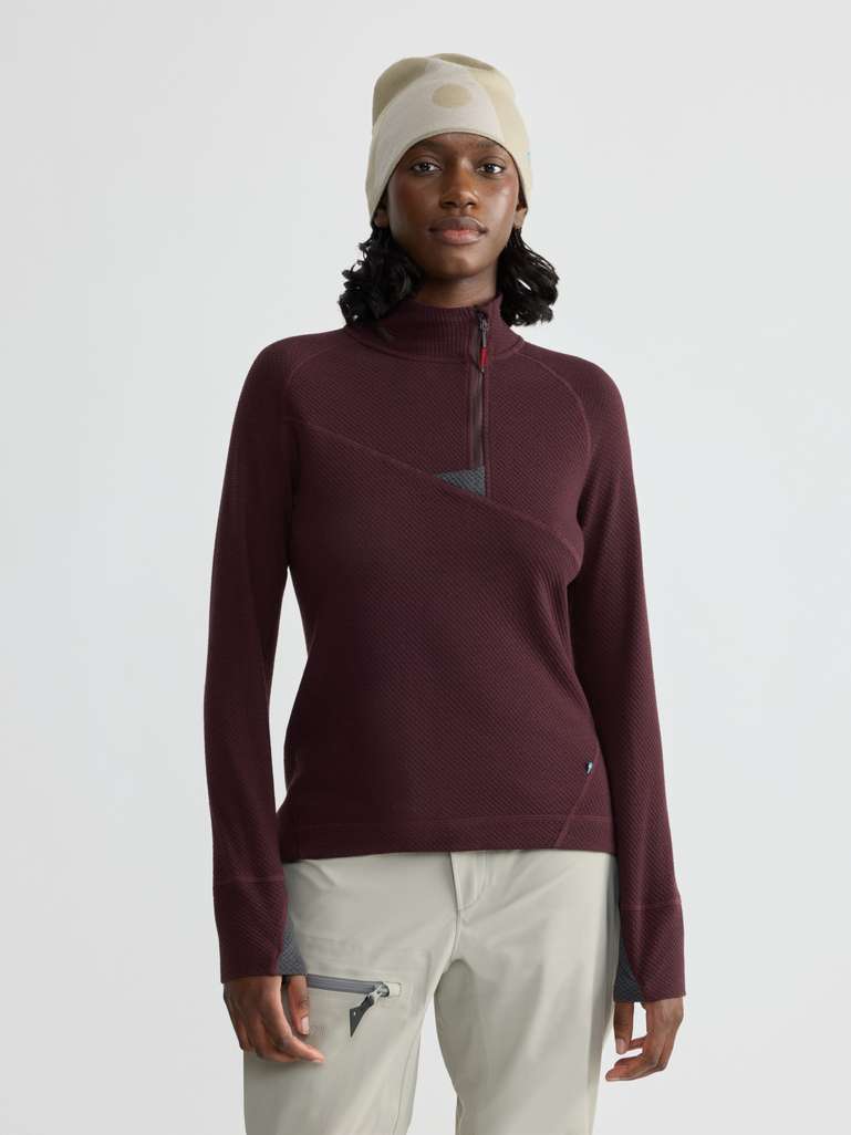 Huge Half Zip Sweater Women's