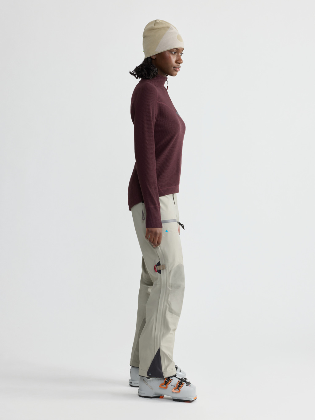 Image 3 for product Huge Half Zip Sweater Women's