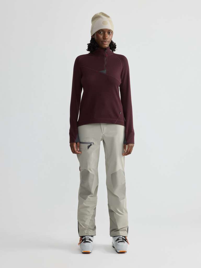Huge Half Zip Sweater Women's