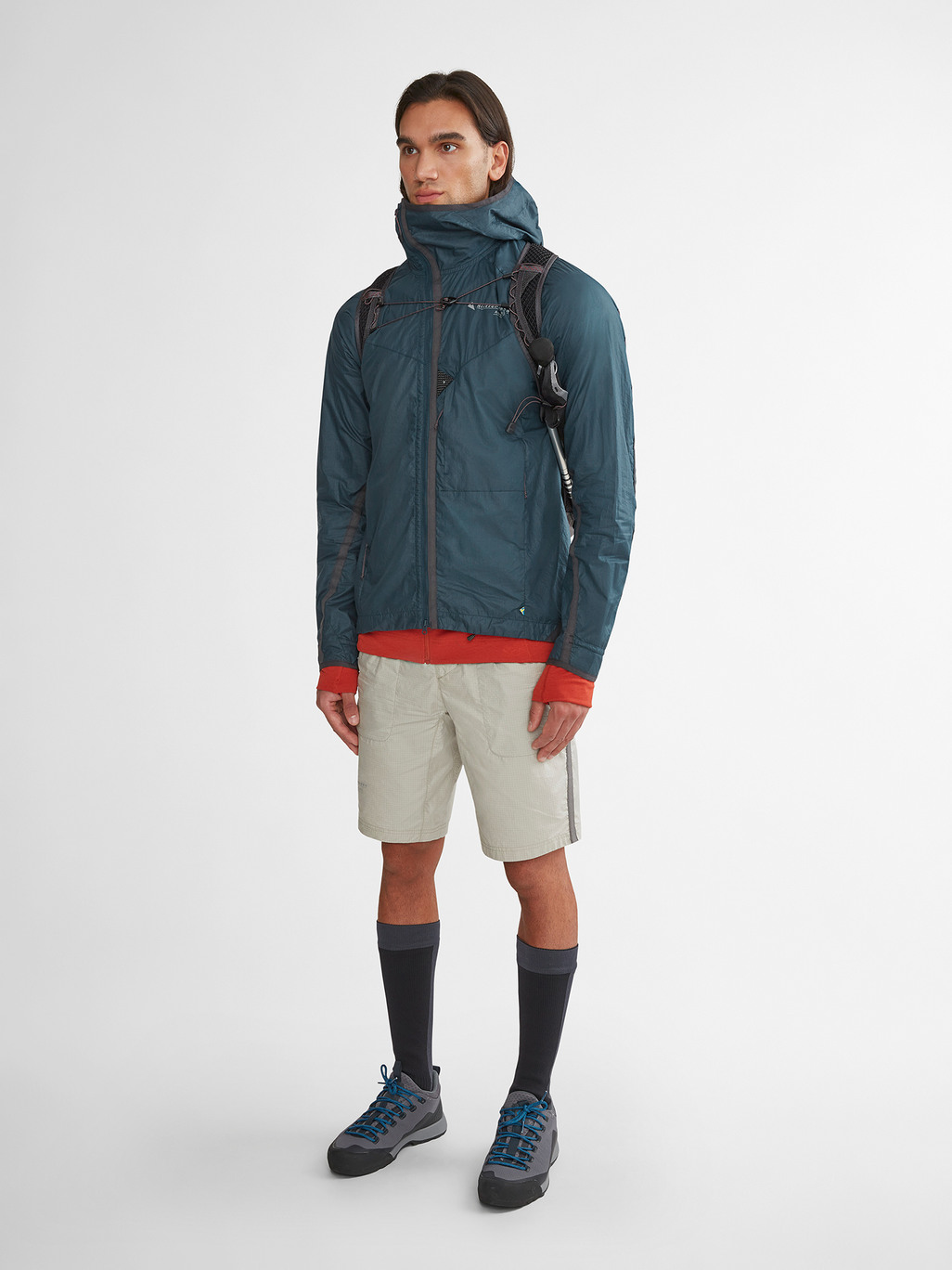 Image 3 for product Ansur Hooded Wind Jacket Men's