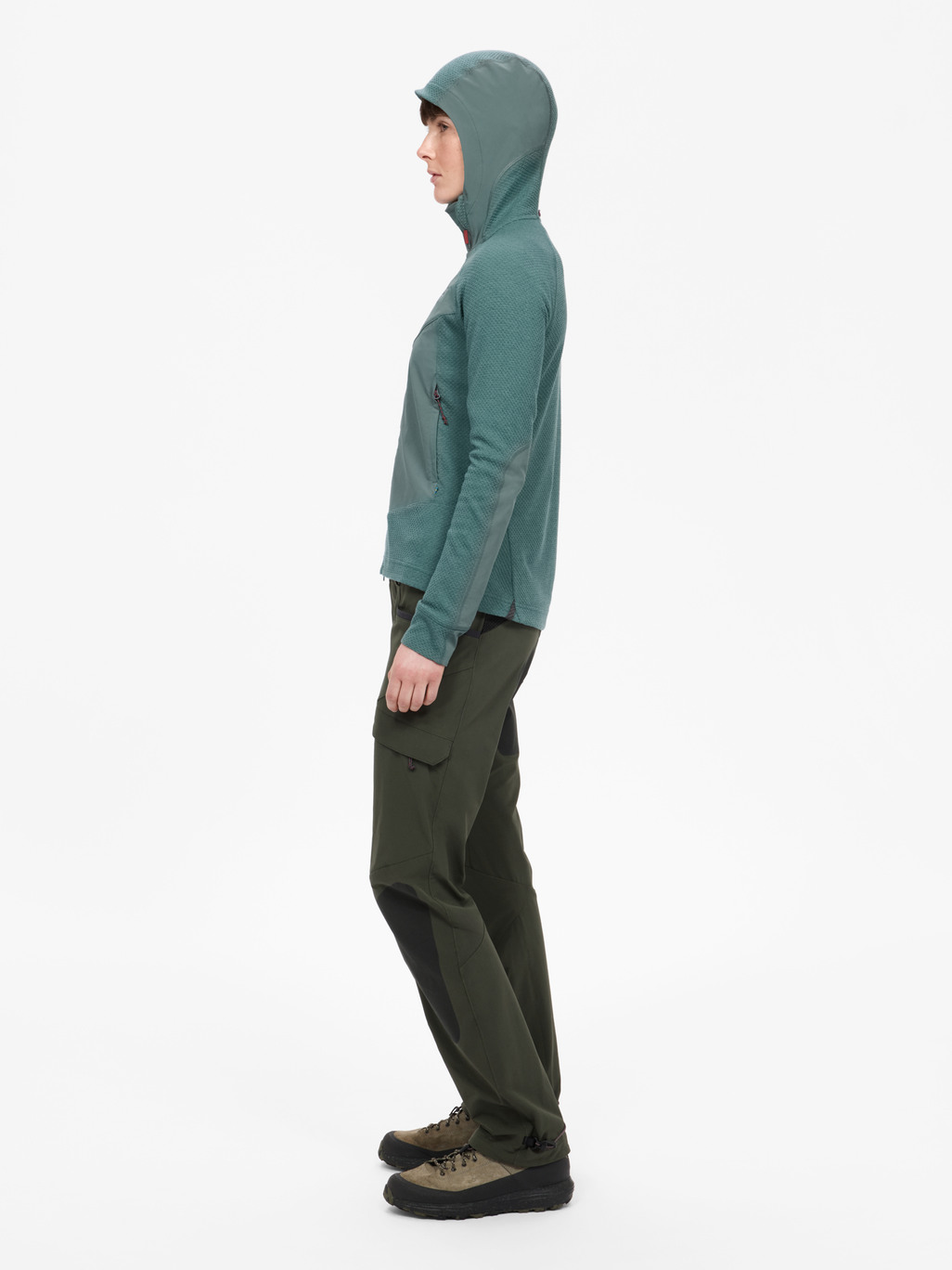 Image 3 for product Hugin Zip Hoodie Damen